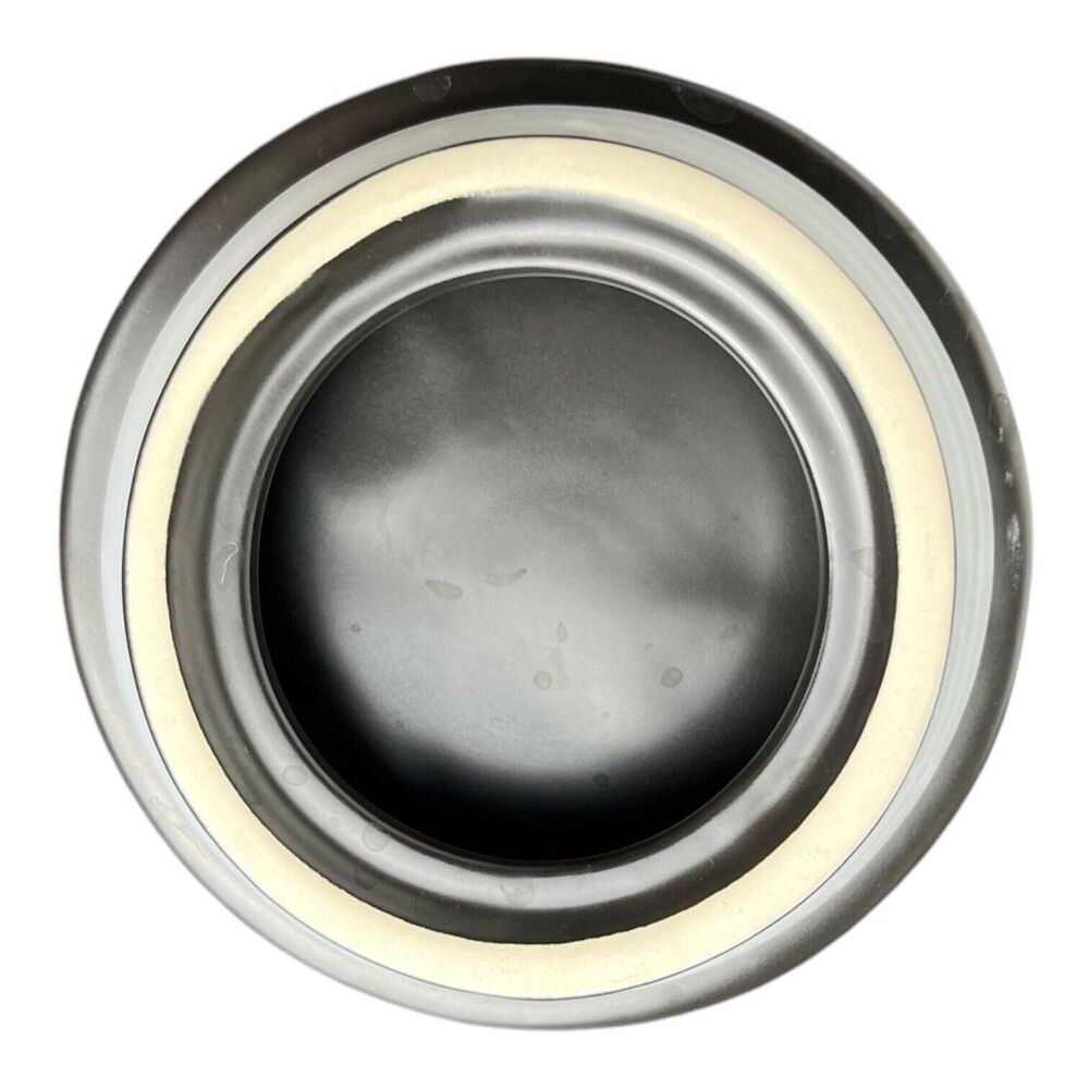 RAE DUNN TRICK FOR DOG TREATS Canister Halloween Large Black Orange Excellent - Picture 6 of 6